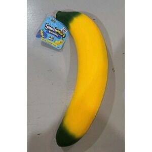 SmushMart Squishy Banana Large Squeeze Stress Relief Sensory Toy viral tiktok